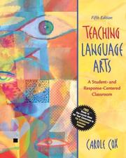 Cover of: Teaching language arts: a student- and response-centered classroom