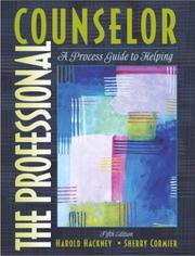 Cover of: The Professional Counselor: A Process Guide to Helping (5th Edition)