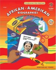 Cover of: African-American Biographies by Barbara Levadi, Ellen Garin, Tasha Kersey