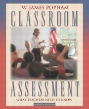 Cover of: Classroom assessment: what teachers need to know