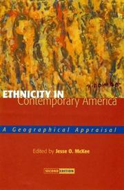 Cover of: Ethnicity in contemporary America: a geographical appraisal