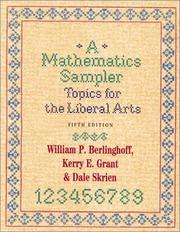 Cover of: A Mathematics Sampler by William P. Berlinghoff