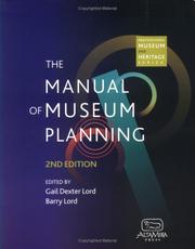 Cover of: The manual of museum planning