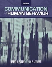 Cover of: Communication and human behavior by Brent D. Ruben