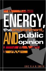 Energy, the Environment, and Public Opinion by Eric R.A.N. Smith