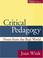 Cover of: Critical Pedagogy