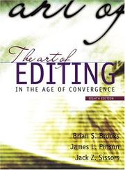 Cover of: The art of editing | Brian S. Brooks