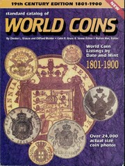 Cover of: Standard catalog of world coins. by Chester L. Krause and Clifford Mishler ;  Colin R.Bruce, senior editor.