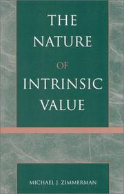 Cover of: The nature of intrinsic value