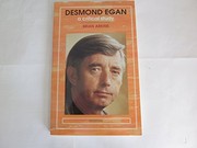 Cover of: Desmond Egan: a critical study