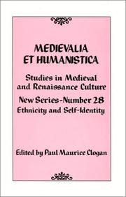 Cover of: Medievalia et Humanistica, No. 28 : Studies in Medieval and Renaissance Culture