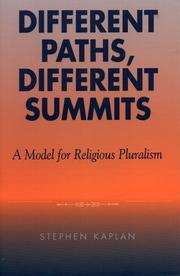 Cover of: Different Paths, Different Summits | Stephen Kaplan
