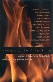 Cover of: Singing in the Fire; Stories of Women in Philosophy