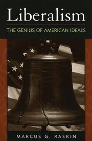 Cover of: Liberalism: the genius of American ideals