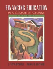 Cover of: Financing education in a climate of change by Vern Brimley