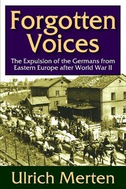 Cover of: Forgotten voices by Ulrich Merten