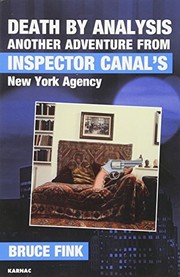 Cover of: Death by analysis: another adventure from Inspector Canal's New York Agency