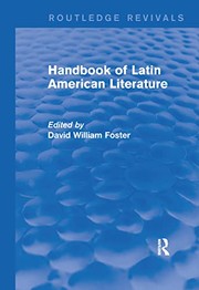 Cover of: Handbook of Latin American Literature (Routledge Revivals) by David William Foster