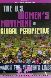 Cover of: The U.S. women's movement in global perspective