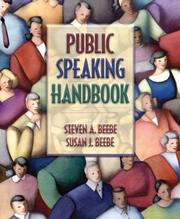 Public speaking handbook by Steven A. Beebe