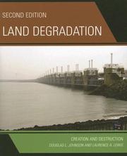 Cover of: Land Degradation by Douglas L. Johnson