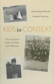 Cover of: Kids in Context by Sarane Spence Boocock