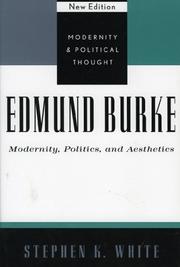 Cover of: Edmund Burke by Stephen K. White