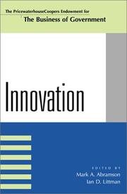 Cover of: Innovation