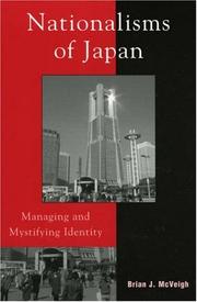 Cover of: Nationalisms of Japan by Brian J. McVeigh