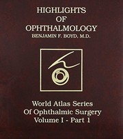 Cover of: World Atlas Series of Ophthalmic Surgery Volume I-Part 1