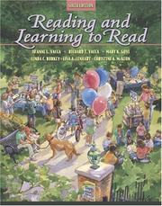 Cover of: Reading and learning to read by Jo Anne L. Vacca, Vacca