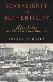 Cover of: Sovereignty and Authenticity by Prasenjit Duara