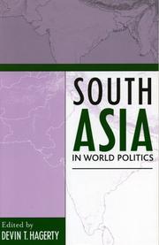 Cover of: South Asia in world politics by edited by Devin T. Hagerty.