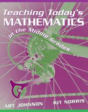 Cover of: Teaching today's mathematics in the middle grades