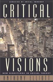 Cover of: Critical Visions: New Directions in Social Theory