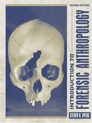 Cover of: Introduction to Forensic Anthropology by Steven N. Byers