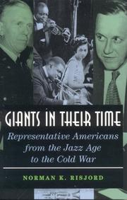 Cover of: Giants in their time: representative Americans from the Jazz Age to the Cold War
