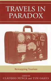 Cover of: Travels in paradox: remapping tourism