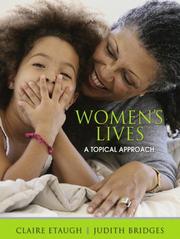 Cover of: Women's lives: a topical approach
