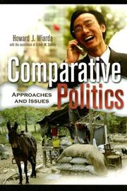 Cover of: Comparative Politics: Approaches and Issues