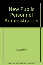 Cover of: The new public personnel administration