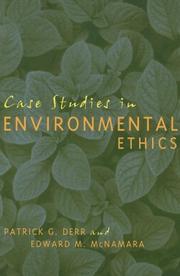 Cover of: Case Studies in Environmental Ethics