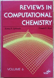 Cover of: Reviews in computational chemistry 6 by edited by Kenny B. Lipkowitz and Donald B. Boyd.