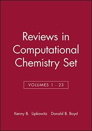 Cover of: Reviews in Computational Chemistry, , Volumes 1-23 (Reviews in Computational Chemistry)