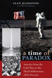 Cover of: A Time of Paradox by Glen Jeansonne, Glen Jeansonne