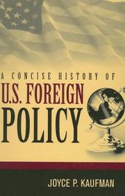Cover of: A Concise History of U.S. Foreign Policy