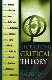 Cover of: Globalizing Critical Theory (New Critical Theory) | Max Pensky