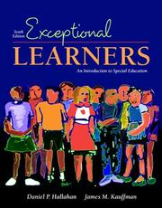 Cover of: Exceptional Learners by Dan P. Hallahan, James M. Kauffman