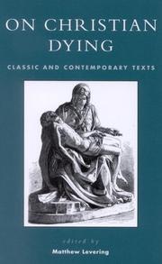 Cover of: On Christian Dying: Classic and Contemporary Texts