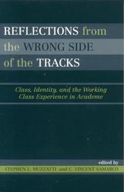 Cover of: Reflections From the Wrong Side of the Tracks: Class, Identity, and the Working Class Experience in Academe